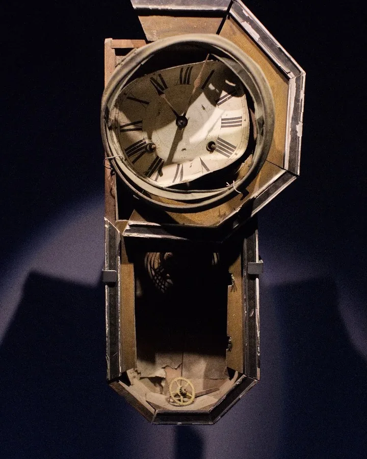 Clock stopped at the time of the atomic bombing of Nagasaki by Andreas Düren